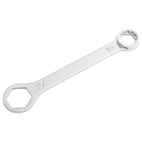 Image of TUSK Racer Axle Combo Wrench 19mm /27mm Includes 13 /16 inch for 2-Stroke Plug Removal