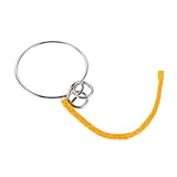 Toyvian 1Set Grade Stainless Steel Anchor Ring and Rope Kit Secure Retrieval System for Yachts Fishing Boats and Vessels Anchoring Accessories for Operations