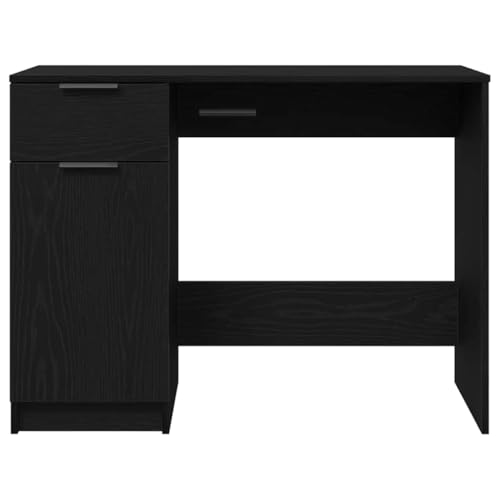 Bureau peu encombrant ergonomique pour petits espaces noirs - 7