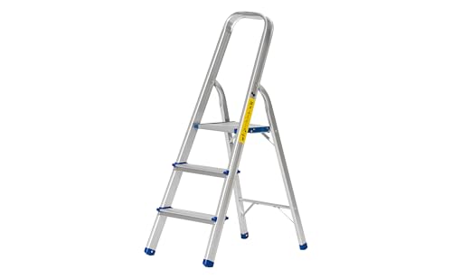 The Workplace Depot 3-Step Aluminium Ladder 150kg Capacity