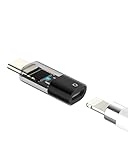 Ports Lightning femelle et USB C mâle : équipé d'un port Lightning femelle (pour Apple Pencil) et d'un port USB C mâle (pour le chargement via des sources d'alimentation USB C comme les ordinateurs portables, les tablettes ou les banques d'alimentation). (Remarque : cet adaptateur est uniquement compatible avec la première génération d'Apple Pencil, et la fonction d'appariement Bluetooth n'est disponible que pour iPad 10/11 A16 2025)