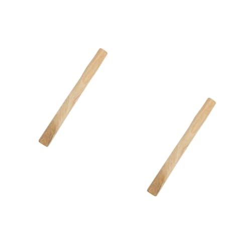 NUOBESTY 2pcs Replacement Handle for Hammer Wooden Hickory Handle Stick Heavy Duty Outdoor Hammer Grip