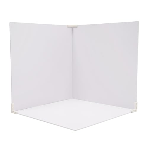 LOIRIIC Lot de 3 toiles de fond pour photographie, double face, 60 x 60 cm, kit marbré blanc, imperméable, toile de fond stéréoscopique 3D