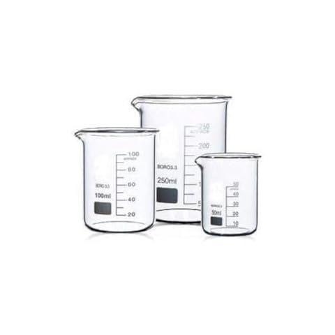 Rocwing Boro 3.3 Graduated Glass Beakers Cover