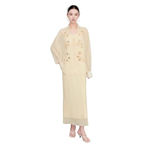 Ensemble cardigan et jupe à manches longues pour vos sorties