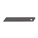 18mm Wide Black Snap Off Blades 10 PCS for Most Box Cutter Utility Knives, Ultra Sharp and Heavy Duty Carbon Steel Blades for Different Cutting Events