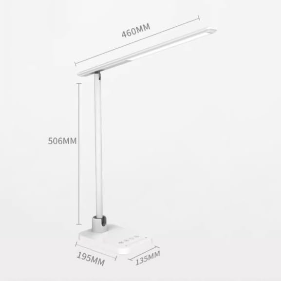 Lampada da Scrivania Lampada da scrivania a LED, lampada da scrivania dimmerabile 4000K, lampada di protezione degli occhi touch da 12 W con attenuazione continua, luce notturna, timer automatico da 4