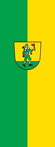 Drapeau Todtnau vertical de 6m² au format portrait 400x150cm