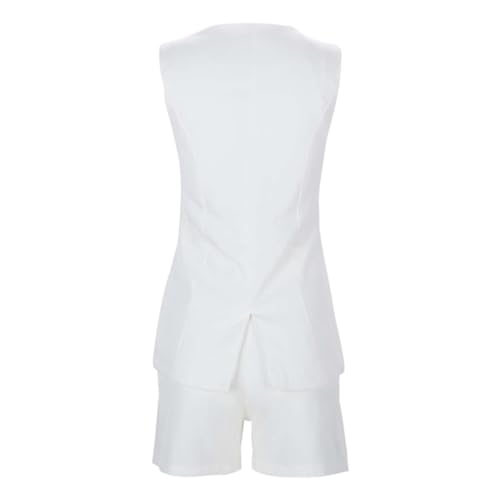 Conjunto informal de chaleco sin mangas: ropa elegante de oficina 4