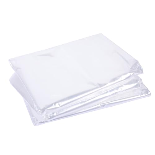 50PCS Plastic Dry Cleaner Bags Suit Cover Clear Garment Bags for Hanging Clothes2