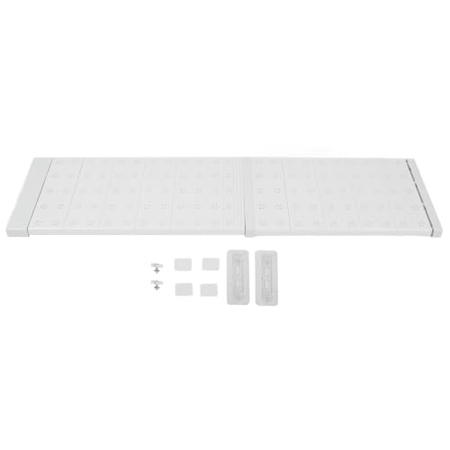 SUPYINI Erweiterbare Schrankregale, Verstellbare Länge, Platzsparend, Einziehbares Trennregal, Aufbewahrungsregal Schrank, Schrank, Badezimmer (91–122 cm/35,8–48,0 Zoll