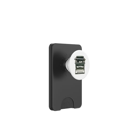 Máquina de Escribir Vintage PopSockets PopWallet para MagSafe