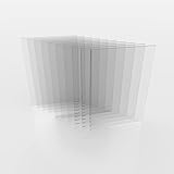 10 Stück DIN A4 DIN A5 DIN A6 PLEXIGLAS® Acrylglas Scheiben Platten klar transparent (DIN A5)