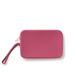Waschies mittelgroßer Kulturbeutel in Berry – aus BPA-freiem Silikon – waschbar, wiederverwendbar & wasserabweisend – ideal für Hygieneartikel von Babys & Kindern auf Reisen und im Alltag