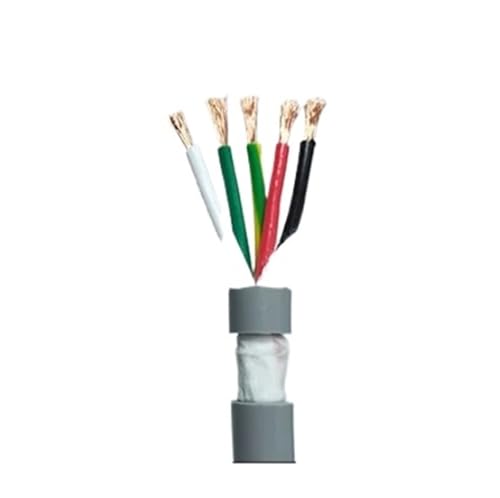 5 ���[�g���`�F�[���P�[�u�� 2 3 4 6 8 10 �R�A�����_� 26 24 22 20 18 17 15 13 AWG ���C���[(5 cores 5 meter,26 AWG 0.15MM)
