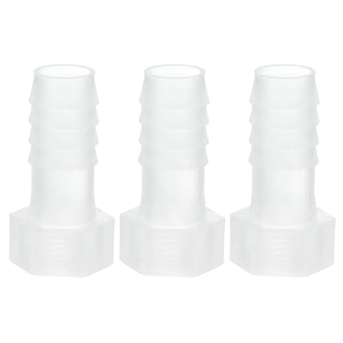 PATIKIL 3Pz Raccordi per Tubo Flessibile in Plastica, Attacco da 1/2
