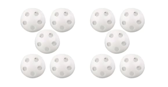 10 Stück Weiße Rasselkugeln Einsätze Rassel Box Reparatur Puppe...