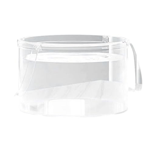 Bacinella per il bucato, bacinella trasparente, bacino 'acqua, secchio multiuso per casa, asilo nido e uso esterno, vasca trasparente con manici per vestiti, pulizia del viso, bagno, fattoria