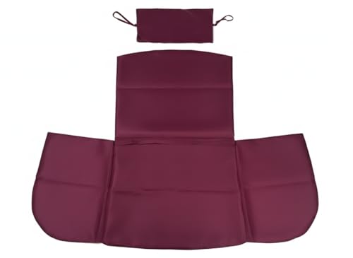 Baitang Coussin de Rechange pour Chaise à Panier Suspendu - Imperméable - pour terrasse, Jardin (sans Rembourrage) (Violet)