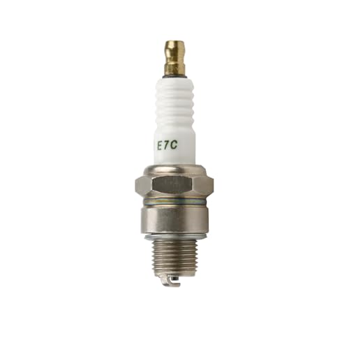 TORCH E7C Spark Plug, Copper Core, 20.8mm Hex, Replace for NGK B7HS B6HS, Denso W22FS-U, Bosch W5AC, Champion L4J L5 L77J L77JC L78 L78C L81 L82C UL4J UL81C UL81J, Motorcycle Spark Plug, Pack of 1