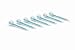 Varelon Olympia Dental Mixing Tips, 6.5mm Impression Material Resin and Adhesive Mixer Nozzles, Teal, 480 Count (10 Packs of 48)