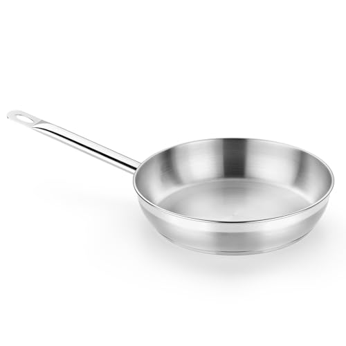 BRA A121611 Profesional Sartén, 20 cm, Acero Inoxidable, 18/10, Triple Fondo difusor sin...