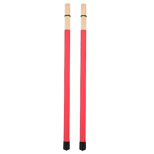 Baquetas para percusión 40.5 cm color rojo par miniatura 1