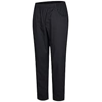 MISEMIYA - PANTALONS Unisex Taille Elastique UNIFORME DE Travail Clinique HÔPITAL NETTOYAGE VÉTÉRINAIRE SANTÉ HÔTELLERIE - Ref.8312 - Large, Schwarz 21