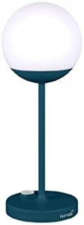 Fermob - Mooon! Lamp H.16 - Parisian Street Lamp Style - Aluminum Frame - LED Technology - Rechargeable & Adjustable Light