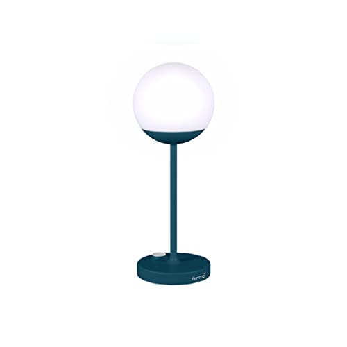 Fermob - Mooon! Lamp H.16 - Parisian Street Lamp Style - Aluminum Frame - Led Technology - Rechargeable & Adjustable Light #TOP3