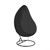 Facile à installer et à enlever : le design léger permet de mettre ou d'enlever cette housse de chaise suspendue en coquille d'œuf rapidement et sans effort, permettant une protection pratique lorsque vous ne vous en servez pas tout en se mélangeant avec votre environnement extérieur pour une apparence organisée et soignée