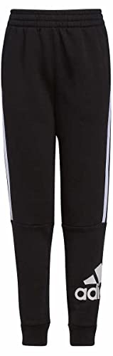 adidas Youth Jogger, Black/White, Small