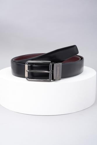 Image of Peter England Men Leather Reversible Belt
