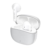 Edifier W100T_WHGR - Fone TWS Bluetooth V5.1, Branco e Cinza