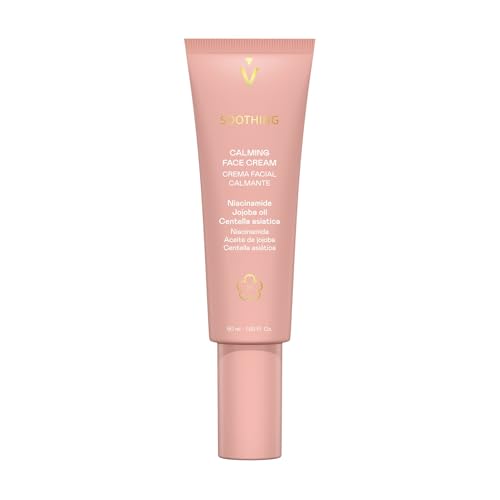 VALQUER Crema Facial Calmante Soothing | Repara y Equilibra la Piel Sensible o Reactiva | Con Niacinamida, Centella Asiática y Aceite de Jojoba | Vegano | 50 ml