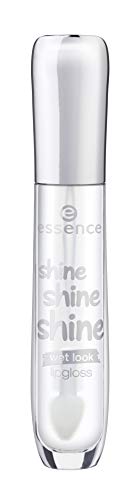 essence | 3-Pack Shine Shine Shine Lipgloss, Clear | High-Shine, Lightweight & Moisturizing Vegan Formula | Gluten Free & Paraben Free | Cruelty Free