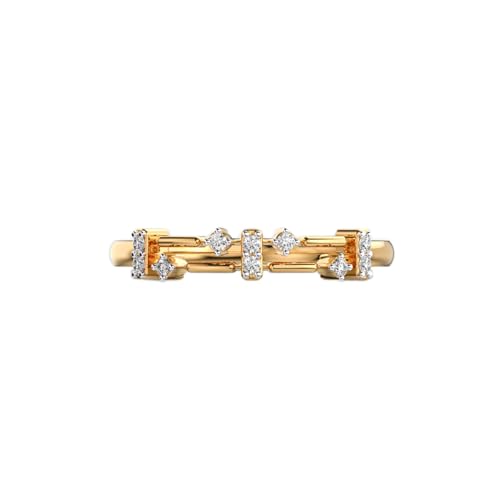 Bague argent 925 cadenas et clé plaqué or faite main de luxe avec moissanite