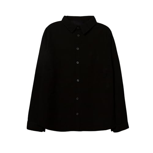 POLLİTO Shirt for Boys | Button-Down Solid Long Sleeve Shirt | Clothing for Boys Aged 5-15