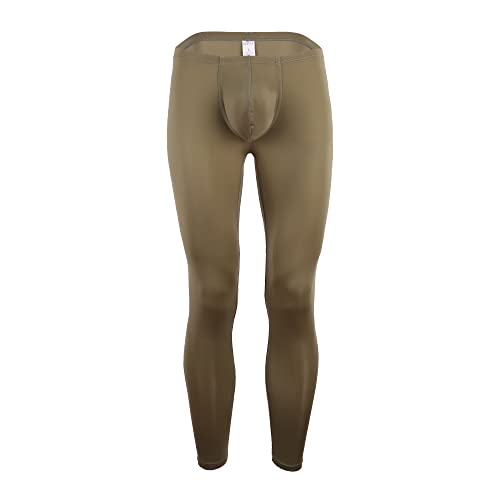 Amazon.com: cloudmall Men's Cool Underwear Silky Leggings Pants