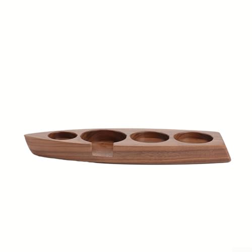 Support en bois distributeur café 58mm avec base réglable stable - 2
