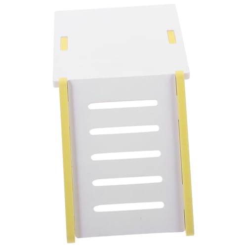 BESTonZON Casa para Hámsteres Escondite Decorativo De PVC, Tamaño Pequeño, Color Amarillo, Casita para Jaula De Hámsteres, Suministros para Roedores Pequeños y Mascotas