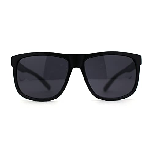 Mens Kush Classic Matte Black Frame Sport Horn Rim Sunglasses2