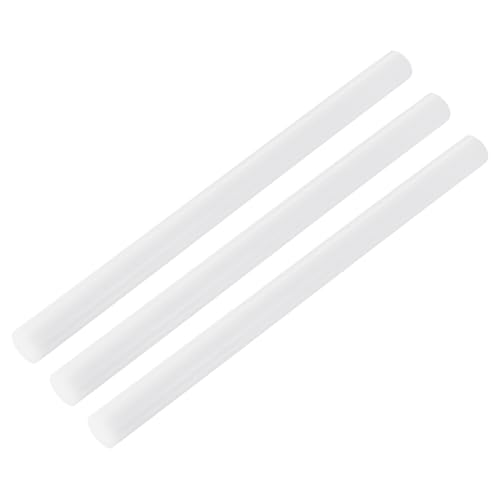 Image of MECCANIXITY ABS Plastic Rod Round Solid Bar 20 mm x 300mm White for DIY Model Material, Architectural Model Making, DIY Sand Table, Pack of 3