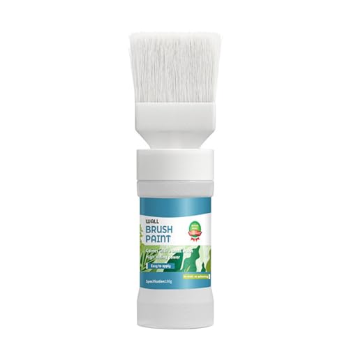 Generisch Pintura táctil para pared – Kit de reparación blanca con cepillo, limpiador de manchas de secado rápido, ideal para arañazos en interiores y exteriores, herramienta de aplicación de fijación