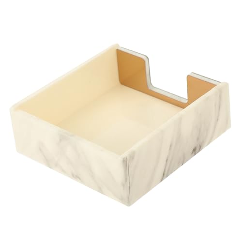 Support porte-bloc-notes en marbre doré antidérapant et multifonction - 7