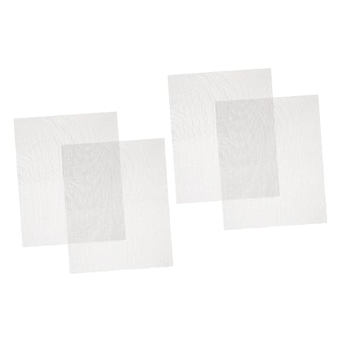 MUCKLILY 4pcs Car Bumper Repair Kit Tungsten Wire Mesh Screen Mesh Repair Tools for Car Wire