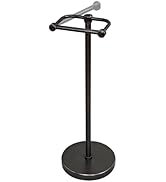 RARXTR Toilet Paper Holder Stand, Post Pivoting Design Free Standing Toilet Paper Holder, SUS304 ...
