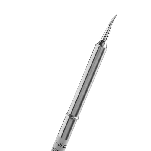 Image of Soldering Tips T12 JL02 Soldering Iron Tips Replacement | Plug and Play T12 Soldering Iron, Tips Replacement of Iron Tip Set Compatible with FX 951 Soldering Station (T12-JL02)