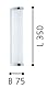 EGLO LED Wandlampe Gita 2, Spiegelleuchte aus aus Metall-Guss in Chrom und Kunststoff in Weiß, Badezimmer Lampe, LED Feuchtraumleuchte neutralweiß, IP44, L 35 cm