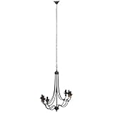 suspension mÃtal vintage  WANDERLUST DECO Plafonnier en métal noir D69x86h cm